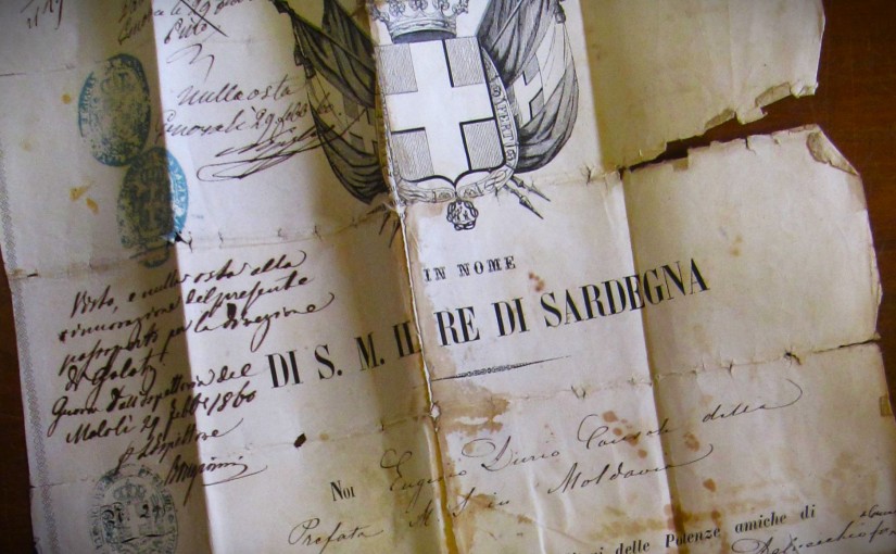 Passports in the 19th century